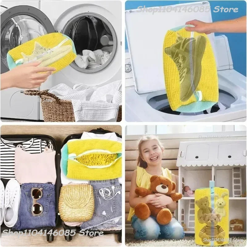 Sneaker Washing Net Bag To Wash Slippers Shoe Laundry Net Washing Machine Bag Slippers Shoes Bags Wash Slippers Washing Shoe Bag
