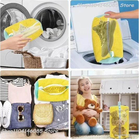 Sneaker Washing Net Bag To Wash Slippers Shoe Laundry Net Washing Machine Bag Slippers Shoes Bags Wash Slippers Washing Shoe Bag
