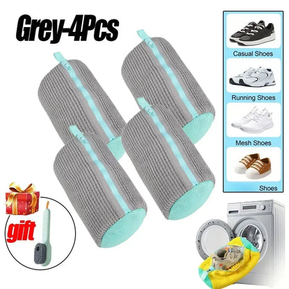 1/4PCS Washing Shoes Bag Cotton Shoes Laundry Bags Easily Remove Dirt Washing Bags Anti-Deformation Shoes Clothes Organizer