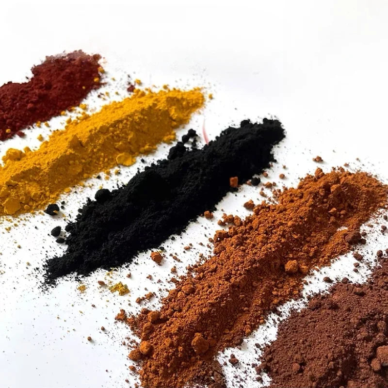 500g/1000g Iron Oxide Color Pigment Powder Cement Toner Rubber/playground/track/floor/ceramic Paint Colour Mixing Materials