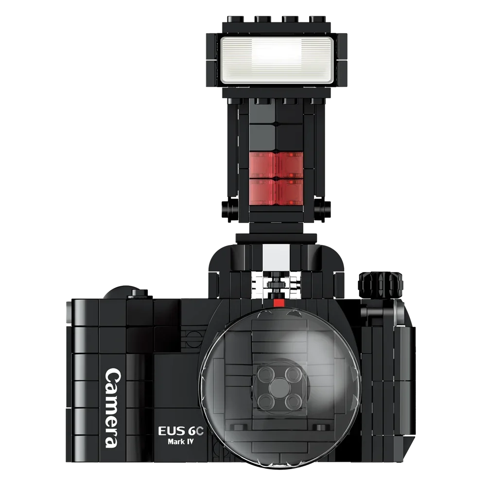 Doubuilt Retro Camera Building Blocks Model 400+pcs Movable Camera Projector Building Blocks Children Toys Furniture Ornaments