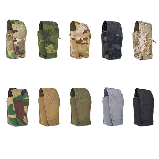 Tactical Pouch Airsoft SS SPUD Magazine Pouch Gear Multicam Plate Carrier Laser Cut Molle Storage Mag Bag
