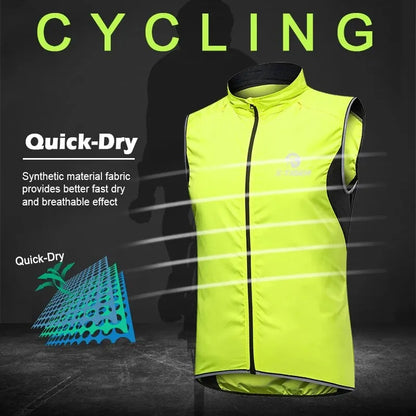 X-TIGER Cycling Vest Sleeveless Bicycle Reflective Windproof Uitra-Light Sun Protection Mountaineering Jacket Cycling Sportswear