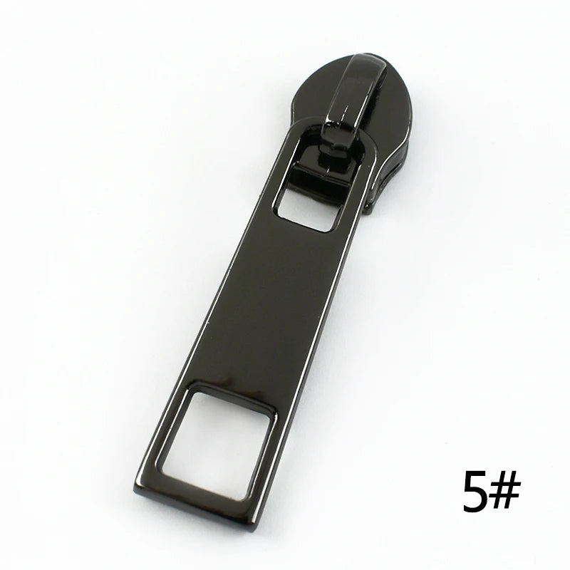 5/10/20Pcs 5# Zipper Pulls For Sewing Zippers Tape Metal/Nylon/Resin Zips Sliders Bag Garments Repair DIY Accessories