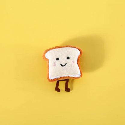 Strawberry New Series Toys Cat Toys In Blueberry Cookies Milk Rice Balls Toast Designs (Choice+CA)