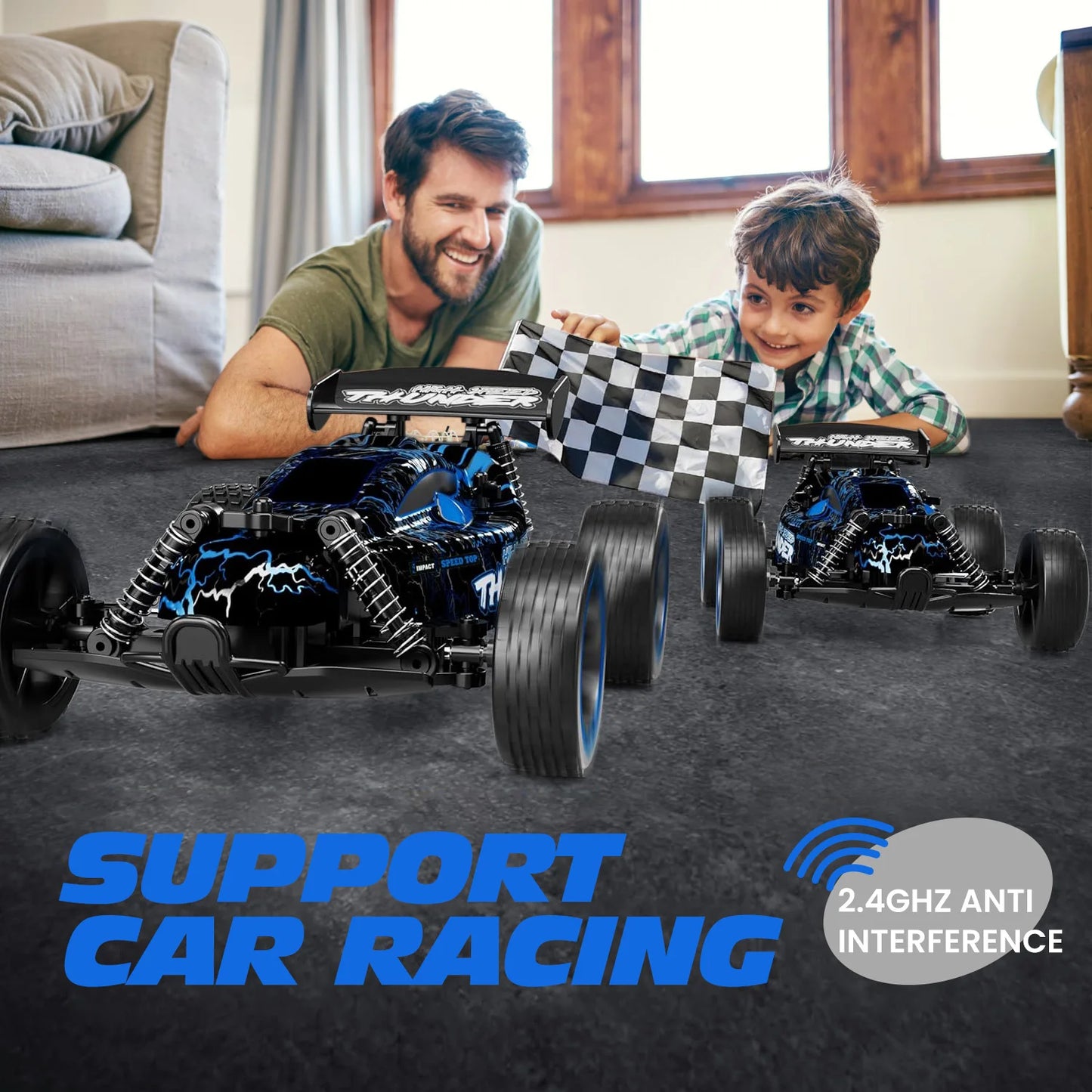 Sinovan RC Car 20km/h High Speed Car Radio Controled Machine 1:18 Remote Control Car Toys For Children Kids Gifts RC Drift