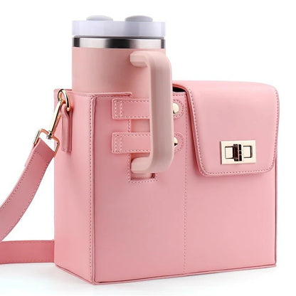 Water Bottle Bag Outdoor Portable Crossbody Multifunctional Universal Protection Pouch Single Shoulder Solid Color Storage