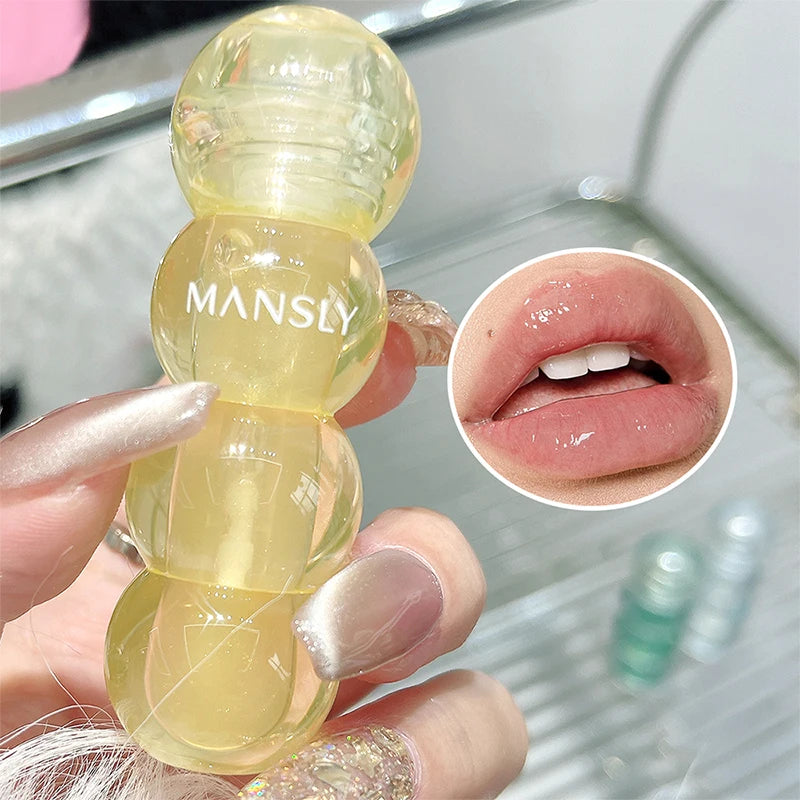 Rock Sugar calabash Hydrating Lip Gloss Moisturizing Plump Lip Doodle Lip Moisturizing Mirror lip gloss