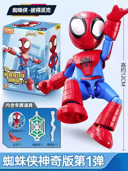Hot Sale Bruke Building Spider Man Fantastic Partner Iron Man Hulk Handmade Avengers 2 Handheld Ornament Toys