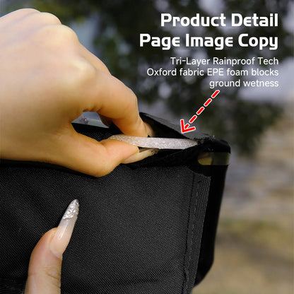 Sit Pad Compact Rainproof Outdoor Foldable Camping Cushion Lightweight 85g with Carry Bag Sitting Pad Rainproof Mat Sitting Pad