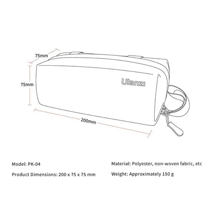 Ulanzi PK-04 Carrying Bag for DJI Osmo Pocket 3 Protective Travel Storage Box Handheld Gimbal Stabilizer Camera Photography Case