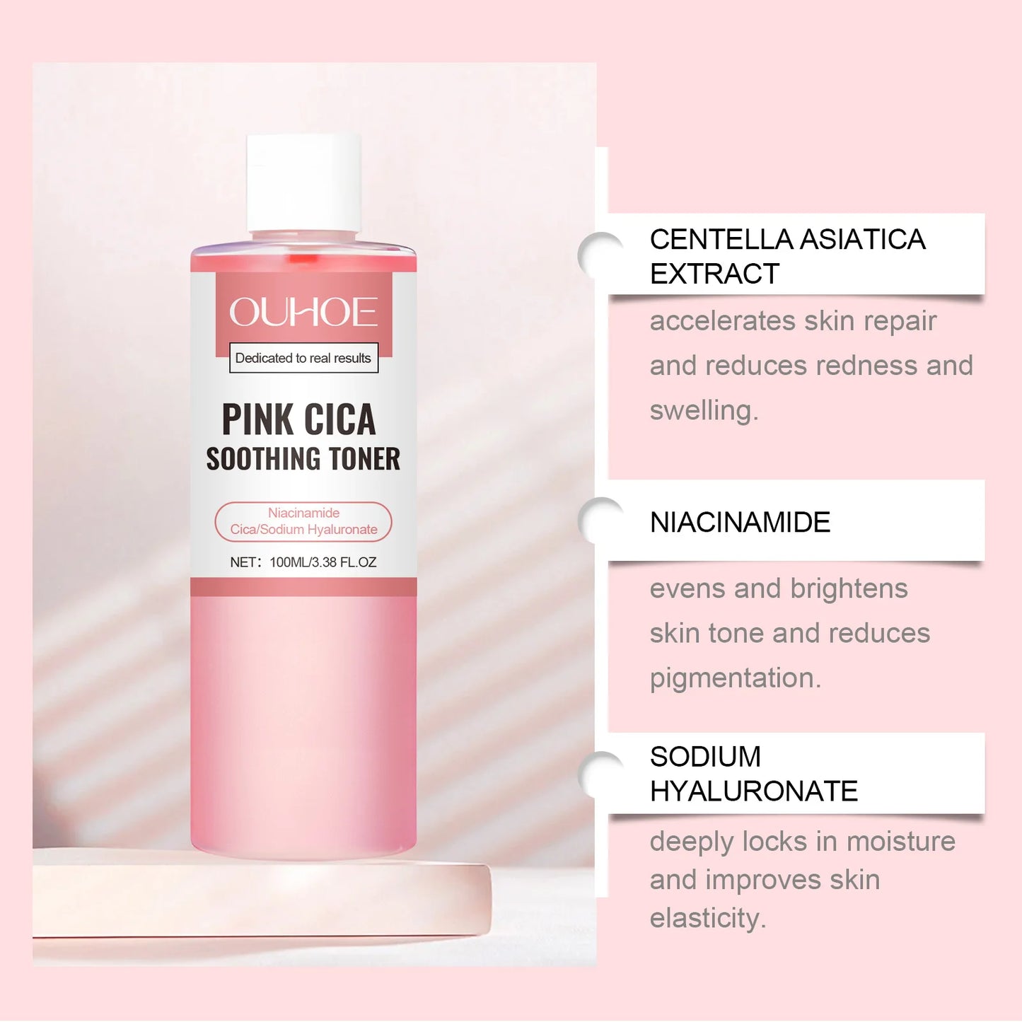 Niacinamide Facial Toner Brightening Lighten Spots Improve Pigmentation Even Skin Tone Tightens Hydrating Soothing Toner