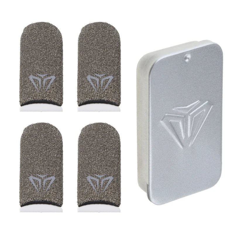 1 Pair Gamer Sleeve Sweatproof Dedales Gamer Finger Cover Touch Screen Fingertips Sleeve For PUBG Mobile Games Game Accessories