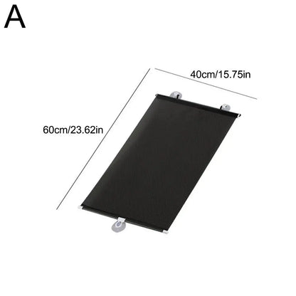 Universal Roller Blinds Suction Cup Sunshade Blackout Curtain Car Bedroom Kitchen Office Window Sun-shading Curtains Retractable