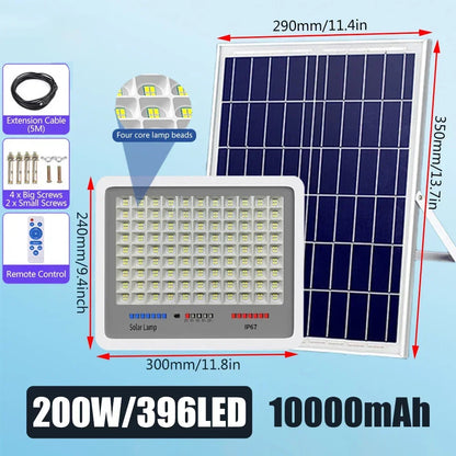 Supper Bright 600LED Solar Lamp Outdoor Garden Solar Led Light Waterproof Sunlight Powered Spotlight with Motion Sensor