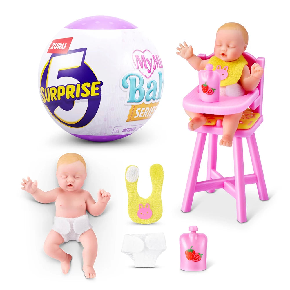 Zuru Surprise Toy My Mini Brands Kawaii Baby Food Figure Miniature Toys Mystery Blind Box Original Collectible Kids Gift Toys