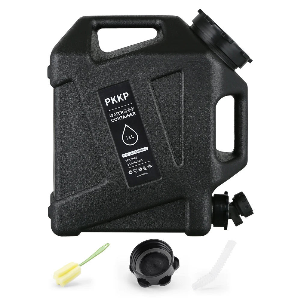 10/12L Portable Camping Water Jug BPA Free Water Tank with 2 Collapsible Water Bag for Camping Car Outdoor Hiking Picnic Fishing