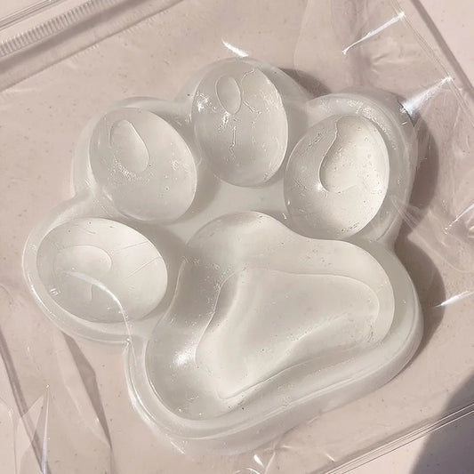 Transparent Large Squish Cat Foot Antistress Taba Big Cat Paw Anti-Stress Relief Toys for Kid Girl Fidget Soft Pinch Sensory Toy