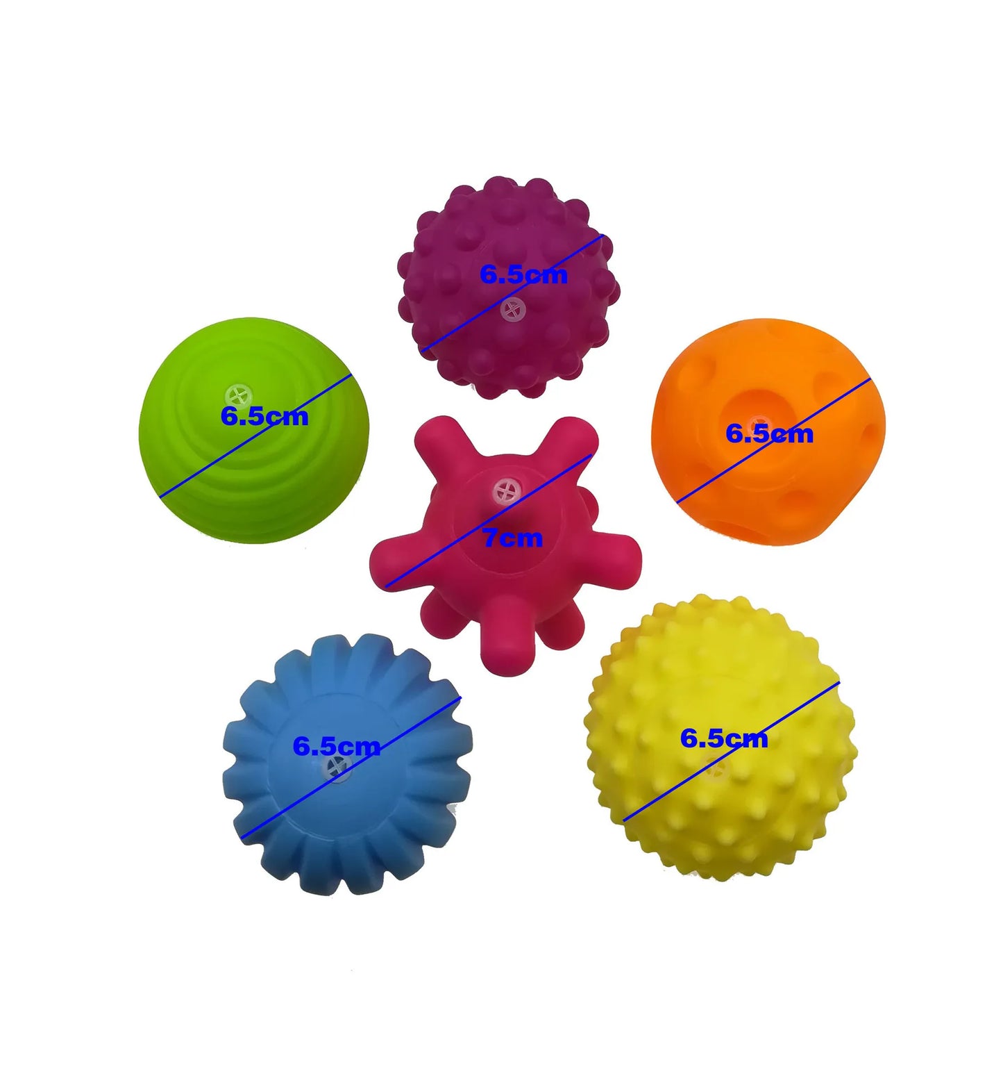 Baby Toy Sensory Balls Rattles Toy Textured Hand Touch Grasp Massage Ball Infant Senses Development Toys For Babies 0 12 M Games