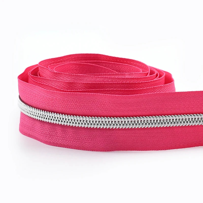 5# Nylon Zippers for Sewing Bags Plastic Coil Bag Zipper Tapes By The Meter Purse Garment Zips Repair DIY Clothing  Accessories