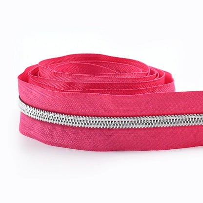 5# Nylon Zippers for Sewing Bags Plastic Coil Bag Zipper Tapes By The Meter Purse Garment Zips Repair DIY Clothing  Accessories