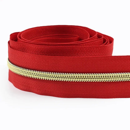 5# Nylon Zippers for Sewing Bags Plastic Coil Bag Zipper Tapes By The Meter Purse Garment Zips Repair DIY Clothing  Accessories