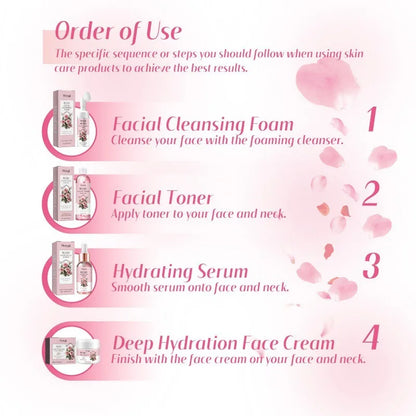 Rose Essence Moisturizing Toner Deep Hydration Long Lasting Cleansing Impurities Moisture Glow Skincare Suitable for Girls