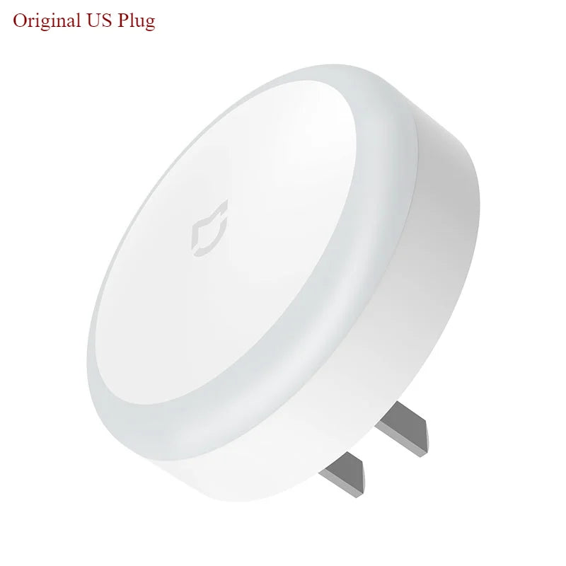 Xiaomi Mijia Plug-in Night Light 0.4W Touch Switch Automatically Lights Up At Night Led Lights Lampara De Noche Dormitorio Lamp