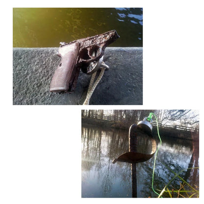 500LB/700/1100LB Salvage Magnet World Large Neodymium N52 Magnets Magnet Strong Fishing Magnet with 15M Rope Gloves Bag