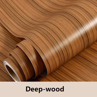 Wooden Door Wallpaper Vinyl Self Adhesive Waterproof Contact Paper for Living Room Kitchen Cupboard Furniture Renovation Sticker