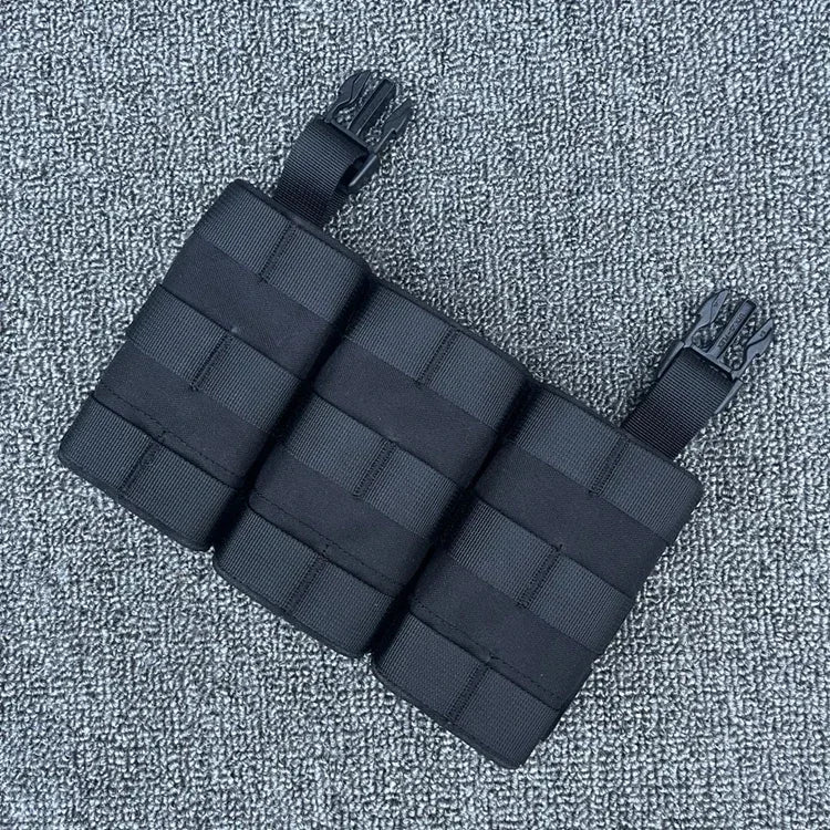 Tactical Magazine Pouch Airsoft Expansion Conversion Panel Mag Bag LV119 FCSK Vest Multicam 5.56/7.62 Triple Mag Pouch