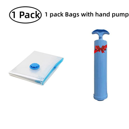 8/5/3/1PCS Vacuum Storage Bags Compression Pack Vacuum Bag for Storing Clothes Bedding Blanket Space Save Travel Bag Organizer