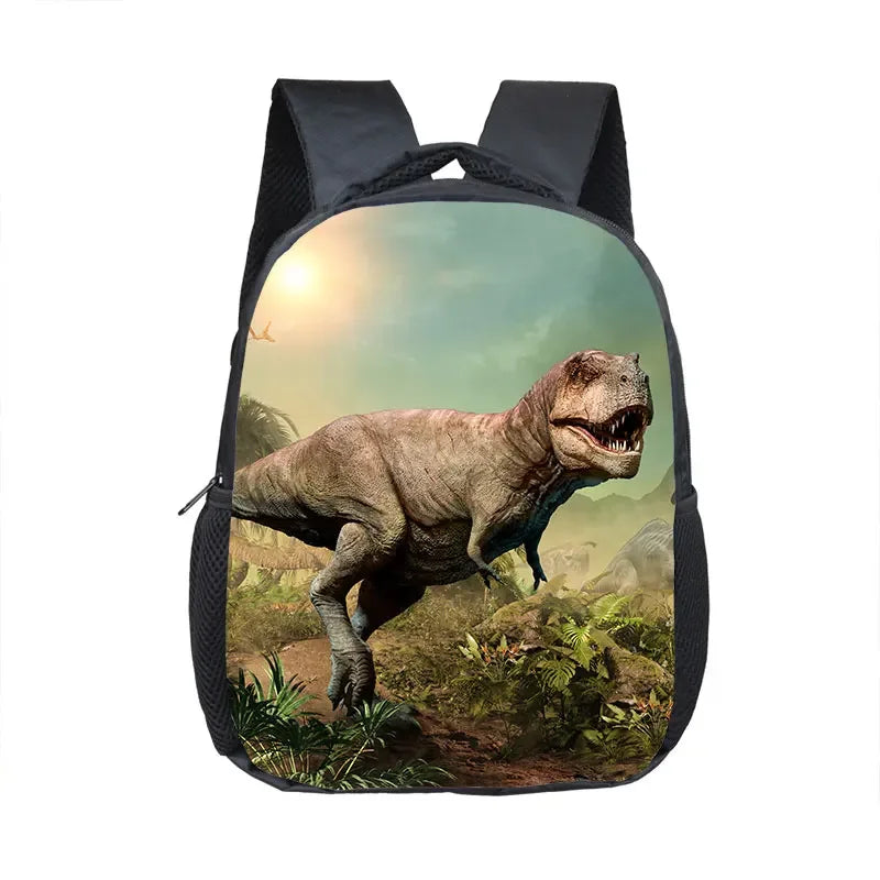12 Inch Animals Dinosaur Backpacks Dinos Children School Bags Baby Toddler Bag Boys Backpack for Kids Kindergarten Bags Gift