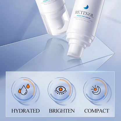 SADOER Vitamin C Retinol Eye Cream Anti Dark Circles Remove Eye Bags Moisturizing Firming Beauty Day Night Beauty Eyes Skin Care