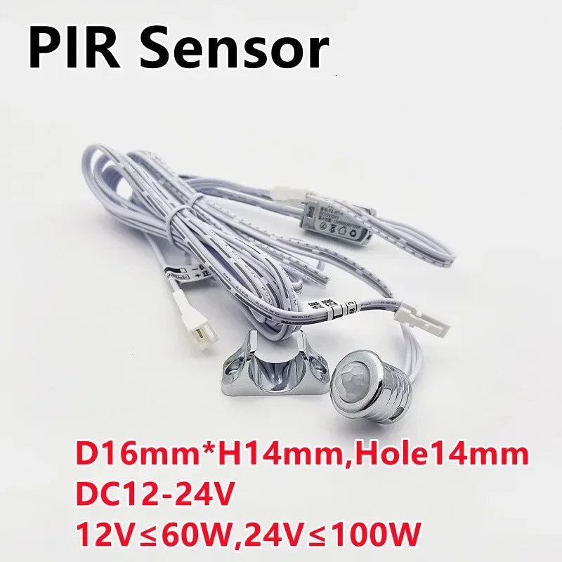 Touch sensor switch Hand Sweep Switch 5A 12V-24V PIR Motion Sensor Hand Wave Scan Smart LED Closet Cabinet light/Wardrobe lamp