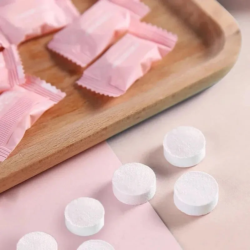 Tissues Wipes Disposable Towel 50pcs Compressed Portable Travel Non Woven Towel Outdoor Wipes Face Wash Wipes