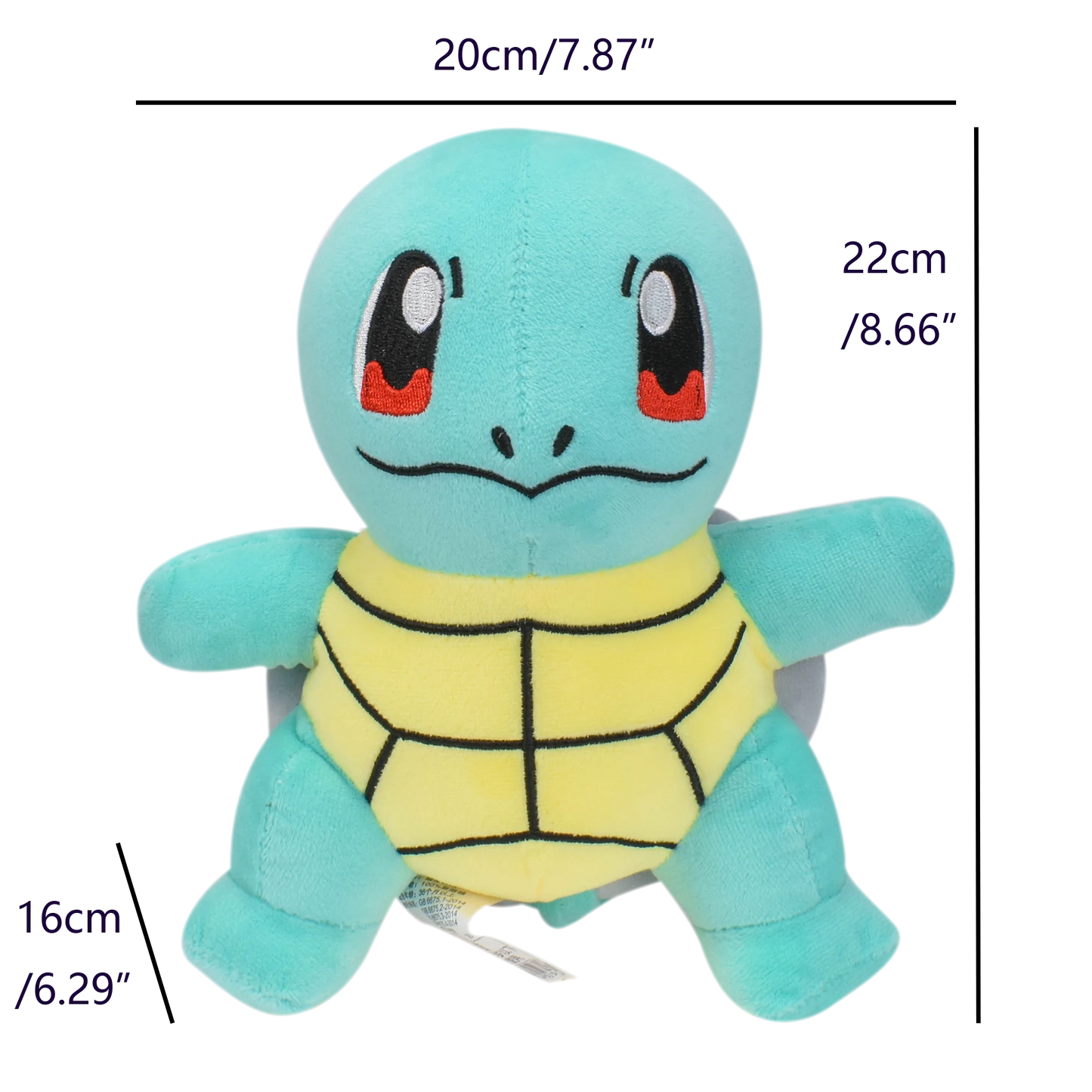 Squirtle Togepi Dragonair Jigglypuff Shiny Dragonair Plush Toys Stuffed Collection Doll, Birthday Gift for Children