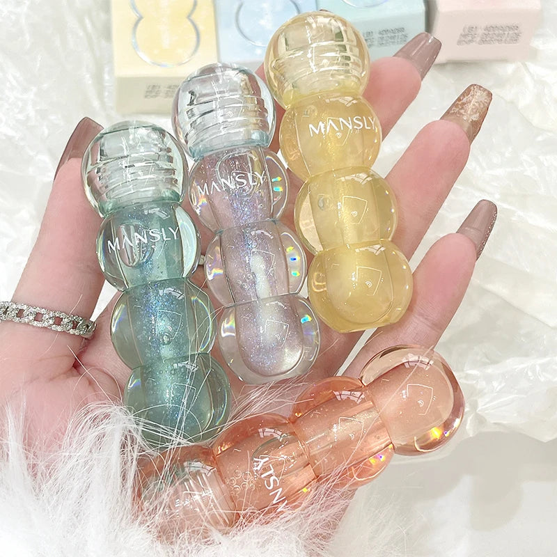 Rock Sugar calabash Hydrating Lip Gloss Moisturizing Plump Lip Doodle Lip Moisturizing Mirror lip gloss