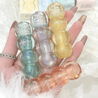 Rock Sugar calabash Hydrating Lip Gloss Moisturizing Plump Lip Doodle Lip Moisturizing Mirror lip gloss