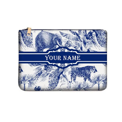 Wallets for Women Personality Animal Flower Printing Linen Clutch Popular  Purse Ladies Beach Bag Party Designer Bags Luxury