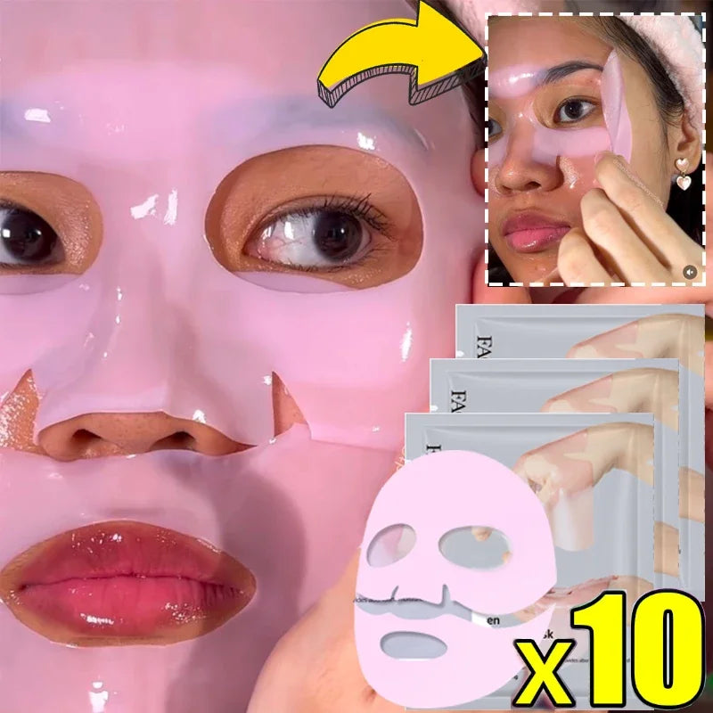 Bio Collagen Overnight Mask Deep Hydrating Moisturizing Shrink Pores Brightening Mask Gentle Refreshing Women Facial Skin Care