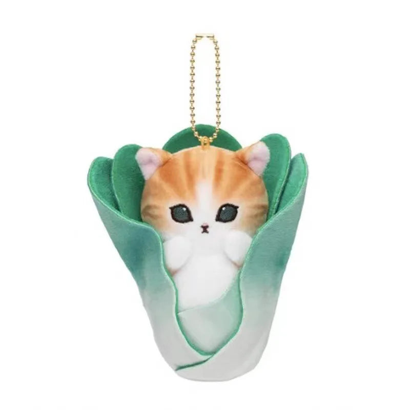 Cattoon Anime Mofusand  Plush Doll Toys Stuffed Animals Keychain Bag Small Pendant Hangings Christmas Birthday Gifts