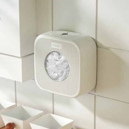 Wall Mounted Fresh Keeping Bag Storage Box Kitchen Disposable Food Cover Storage Container Fresh Cover Dispenser Box