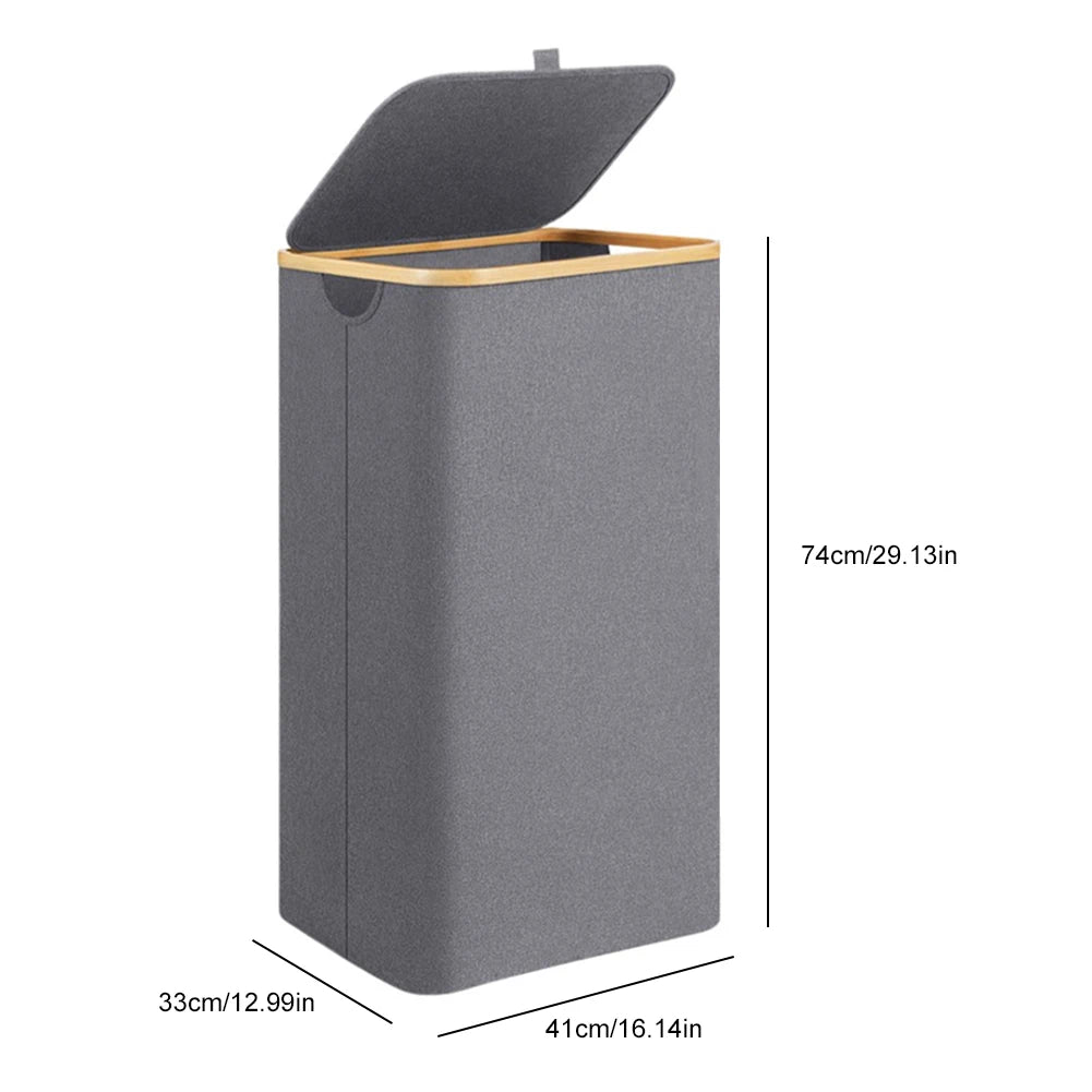 100L Foldable Dirty Laundry Basket Large Dirty Clothes Organizer Waterproof Laundry Bag Clothes Storage Basket Dirty Laundry Bin