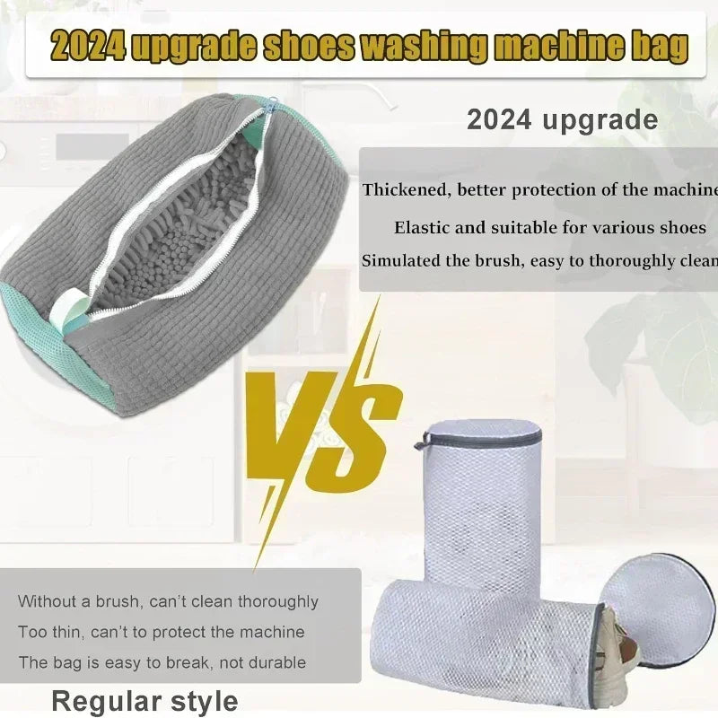 Sneaker Washing Net Bag To Wash Slippers Shoe Laundry Net Washing Machine Bag Slippers Shoes Bags Wash Slippers Washing Shoe Bag