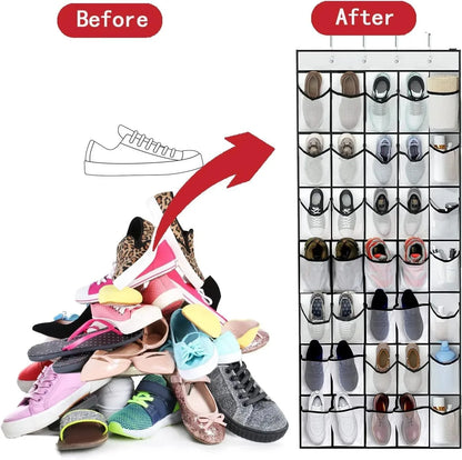 1Pcs Storage Hanging Organizers Foldable Storage Bag Shoes Organizer Toys 35 Large Mesh Bags Clothing Wardrobe Home Organization