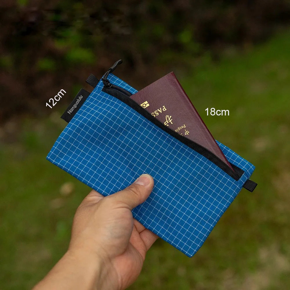 Ultralight UHMWPE xpac Tactical Wallet Passport Holder - Waterproof RFID Outdoor Camping Card Pouch Cash Bag - Molle Attachment