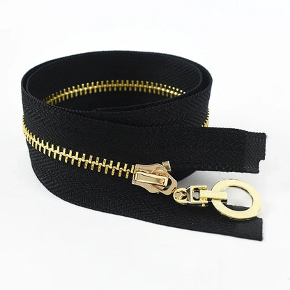 3Pcs Meetee 3# Metal Zippers Bag Zipper Closure 15-70cm Jacket Purse Easy Repair Zips Open/Close-End Coat Zip Sewing Accessories