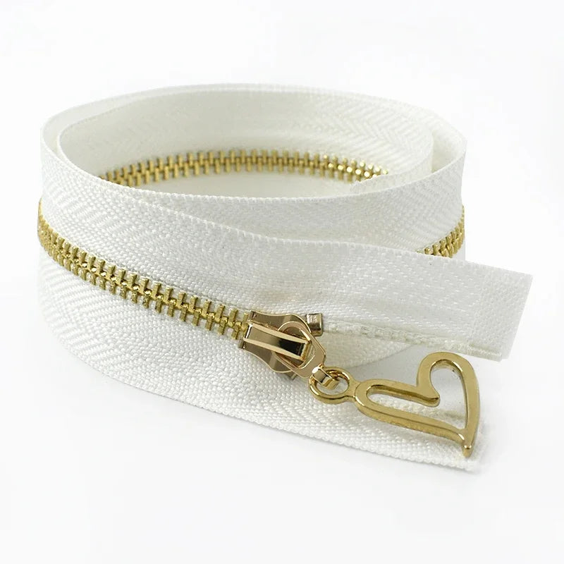 3Pcs Meetee 3# Metal Zippers Bag Zipper Closure 15-70cm Jacket Purse Easy Repair Zips Open/Close-End Coat Zip Sewing Accessories