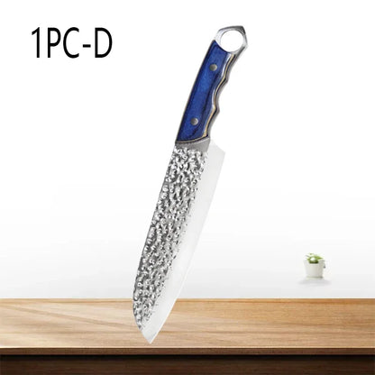 WXCOO Forged Chef's Slicing Knives Stainless Steel Kitchen Knives Sander Knife Wood Handle Boning Knife Fruit Paring BBQ Tool